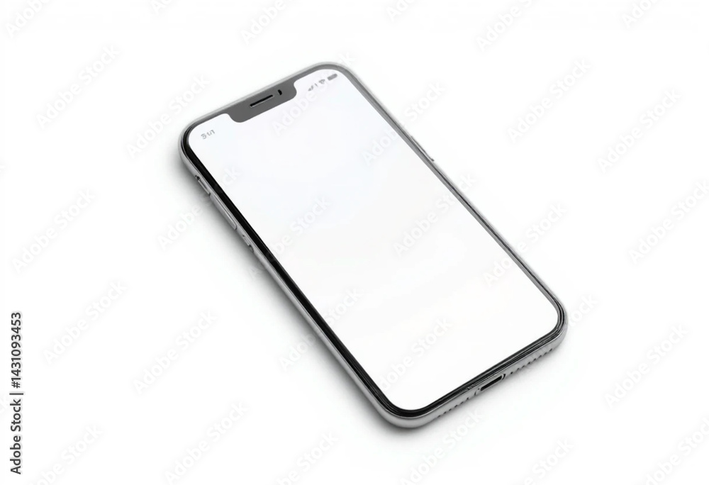 Aufkleber realistic vector mockup phone for visual ui app demonstration. high quality realistic newest version