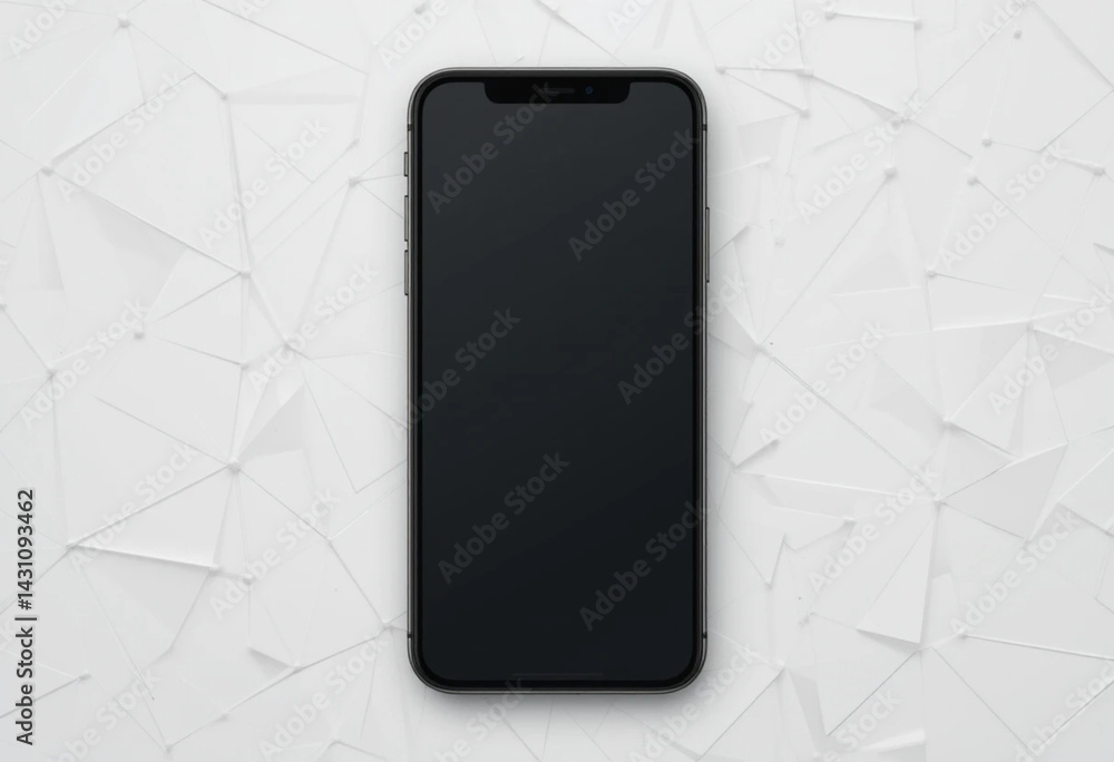 Aufkleber realistic vector mockup phone for visual ui app demonstration. high quality realistic newest version