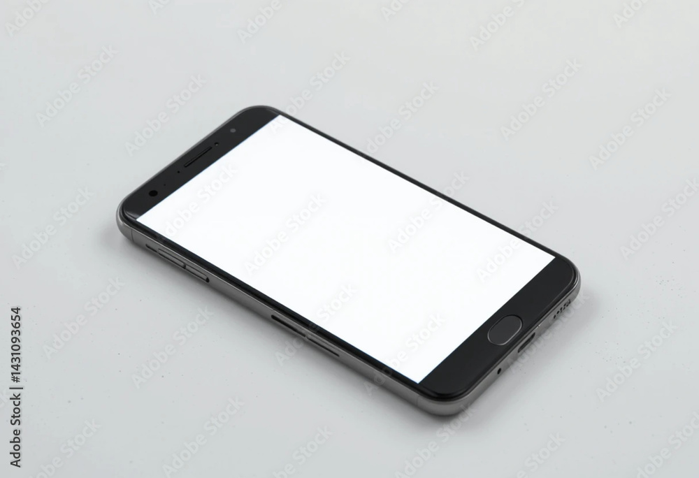 Aufkleber realistic vector mockup phone for visual ui app demonstration. high quality realistic newest version
