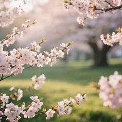 Obraz premium cherry tree blossom