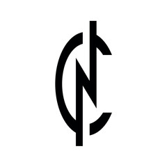 Professional letter cn Business Logo design.