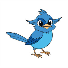 blue bird cartoon