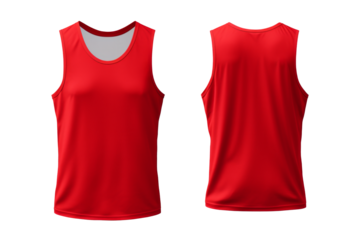 fashion color undershirt isolated on white