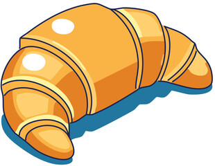croissant vector illustration
