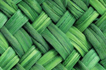 A tightly woven grass mat displays a consistent, earthy pattern against a clean backdrop, ideal for a rustic or natural-themed project.