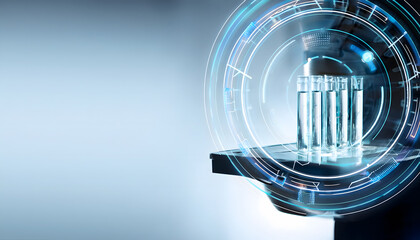 Obraz premium 007-013-025-Interactive AR science experiments.Emphasize the negative space on the left for potential gr (1)