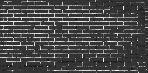 Vector Brick Wall Texture Background . Grunge Distress.