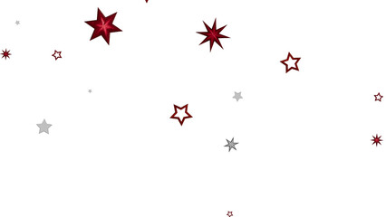 Festive background with red and silver stars. Perfect for holidays, celebrations, and more.