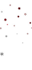 Festive background with red and silver stars. Perfect for holidays, celebrations, and more!