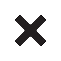 Obraz premium red cross isolated on white