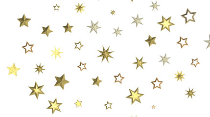 Falling Holiday Astral Radiance: Magnificent 3D Illustration of Descending Stellar Illumination for Christmas