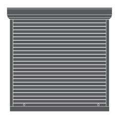 Protective shutters on the windows	