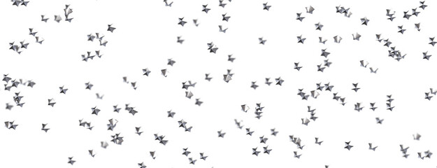 Enchanted Galaxy: Experience the Splendor of a 3D Gold Stars Shower