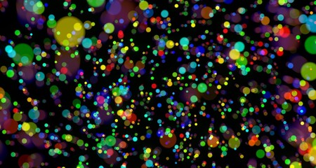 Abstract Colorful Bokeh Background