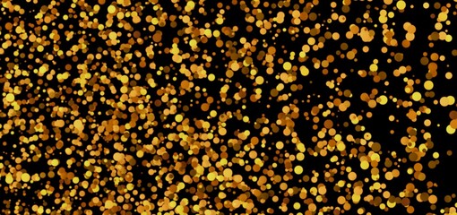Abstract background with gold confetti. Perfect for celebrations, parties, and festive designs.