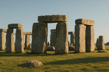 Stonehenge At Golden Hour