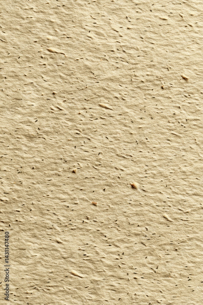Aufkleber textured tan paper background with natural fiber inclusions and subtle surface variations for artist