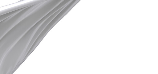 Naklejka premium Abstract white liquid splash with a dynamic and smooth flowing texture, perfect for creating a modern and minimalist background.