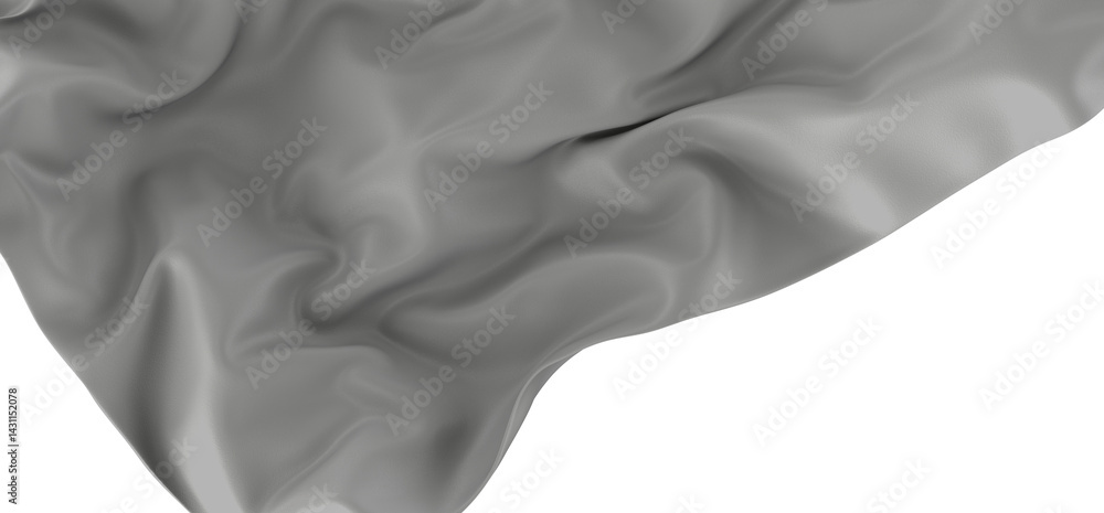 Poster Abstract white liquid splash with a dynamic and smooth flowing texture, perfect for creating a modern and minimalist background.