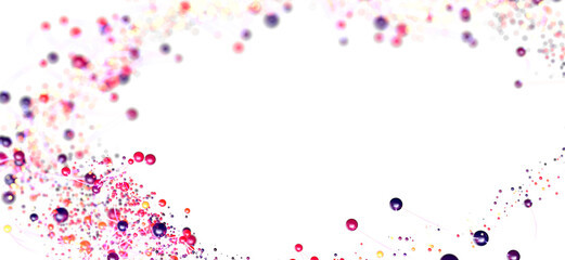 Beautiful abstract background with colorful bubbles and bokeh effect. Perfect for design projects.