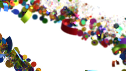 Abstract Confetti Celebration