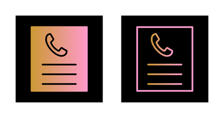 Service Menu Icon Design