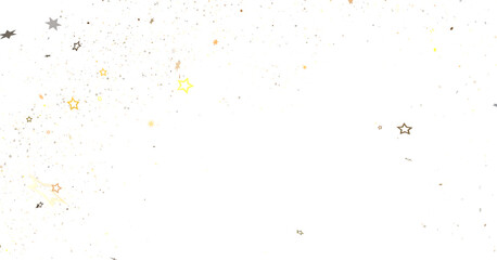 Golden Dust on Black Background