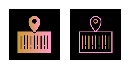 Obraz premium Barcode Tracking Icon Design