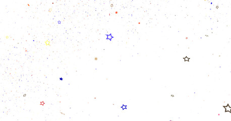 Cosmic Dance of Colorful Stardust