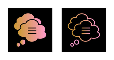 Message Bubble Icon Design