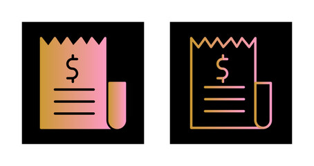 Bill Icon Design