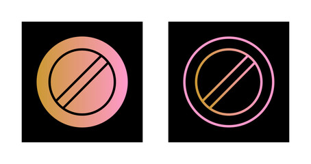 Fototapeta premium Forbidden Icon Design