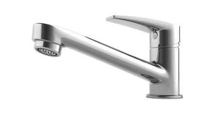 Modern chrome kitchen faucet