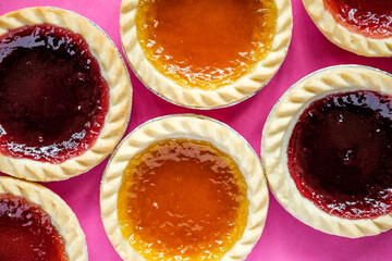 Selection of Classic Baked Jam Tarts