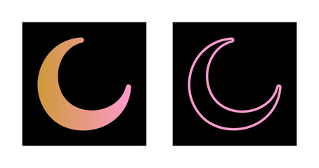 Obraz premium Moon Icon Design
