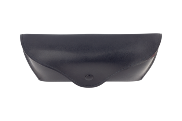 glasses case, leather glasses case isolated from background