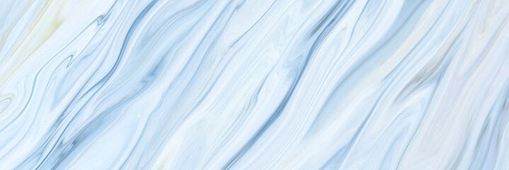 Fototapeta premium Marble rock texture blue ink pattern liquid swirl paint white dark that is Illustration panorama background for do ceramic counter tile silver gray that is abstract waves skin wall luxurious art ideas