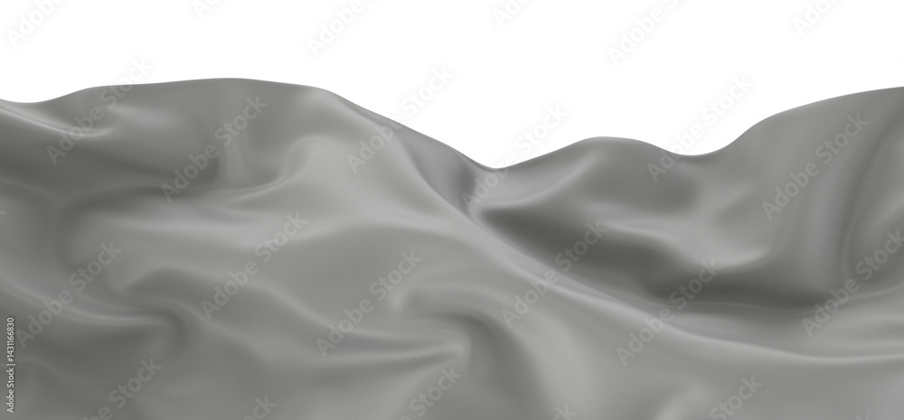 Poster A close-up image of a white fabric draped in a smooth, flowing pattern. The fabric is soft and luxurious, creating a sense of elegance and tranquility.
