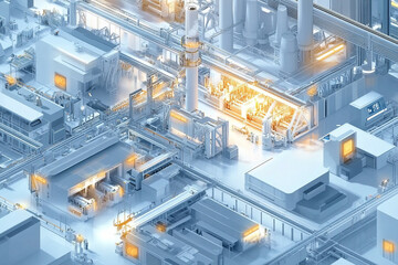Automated factory production line system industrial technology innovation