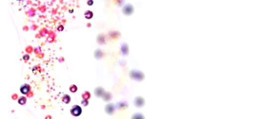 Beautiful abstract background with pink and purple bubbles. Perfect for website banners, presentations, and more!