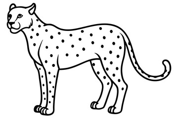 Wild Cheetah Stroke Design
