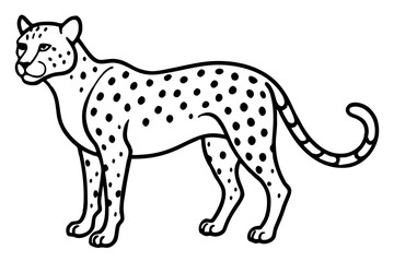 Wild Cheetah Stroke Design