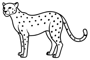 Wild Cheetah Stroke Design