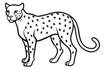 Wild Cheetah Stroke Design