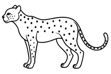 Wild Cheetah Stroke Design