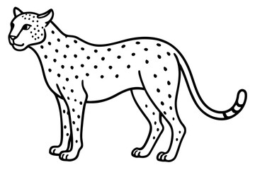 Wild Cheetah Stroke Design