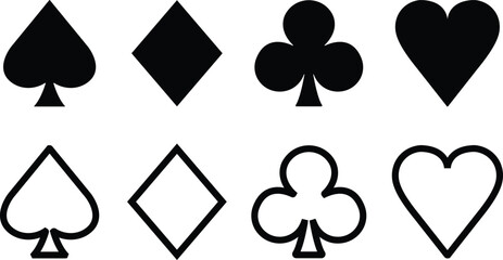 Playing Card Symbols Icon play poker games