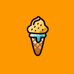 ice cream vector illustration