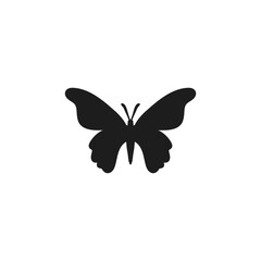 Black and white rose silhouette on a white background. Rose vinyl vector.