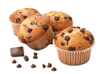 Delicious muffins with chocolate chips are perfect for any occasion, offering delightful treat that brings joy to every bite